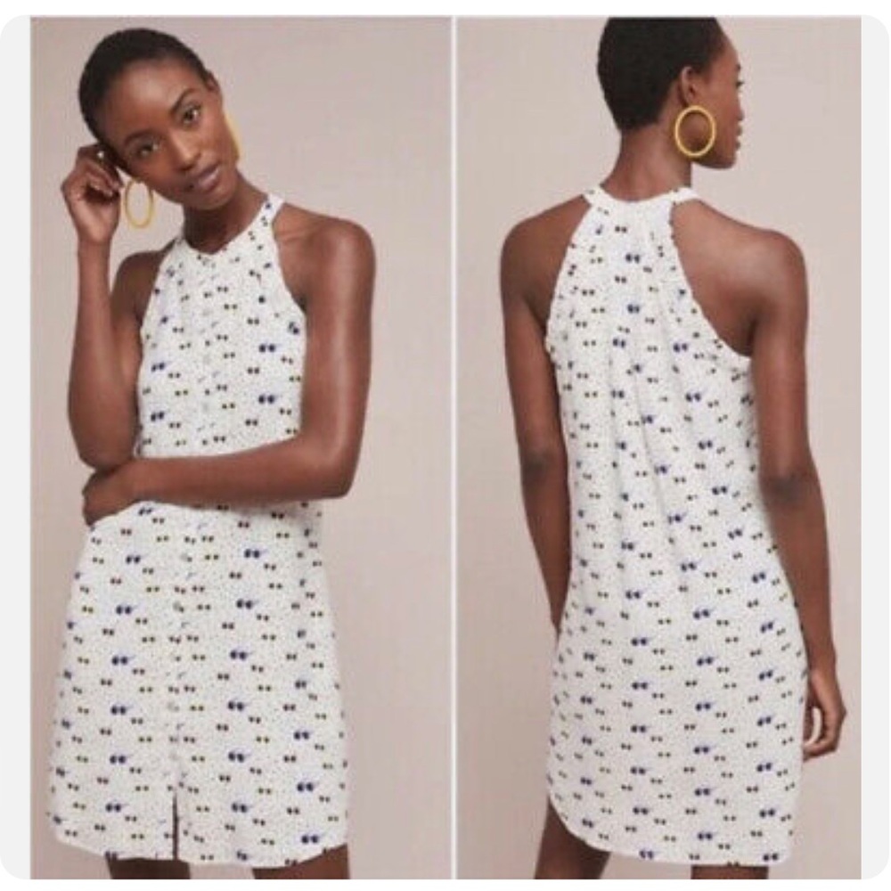 Anthropologie Larke Lucretia Sunglass Print Dress